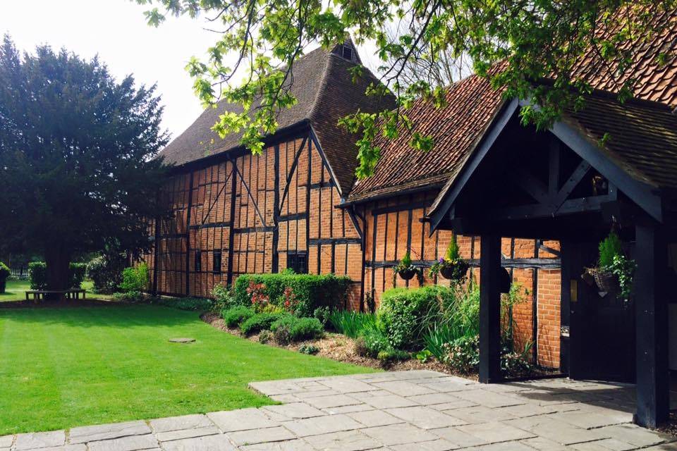 Front of the tithe barn