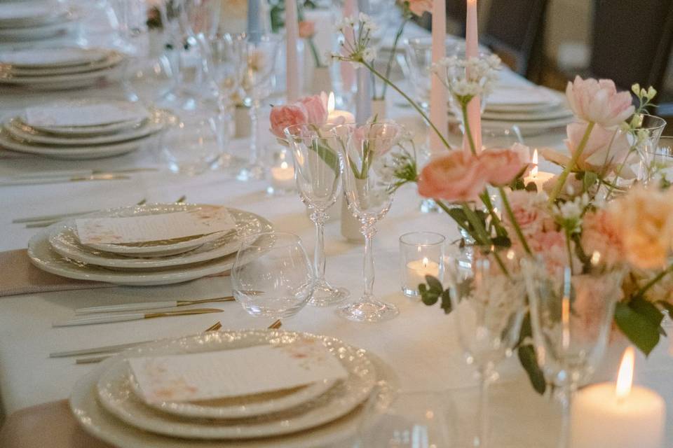 Wedding table décor