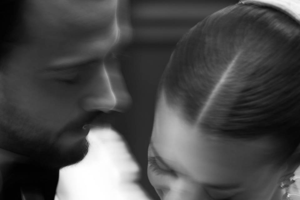 Intimate portraits wedding