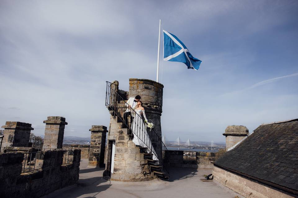 Dundas Castle Wedding Photo