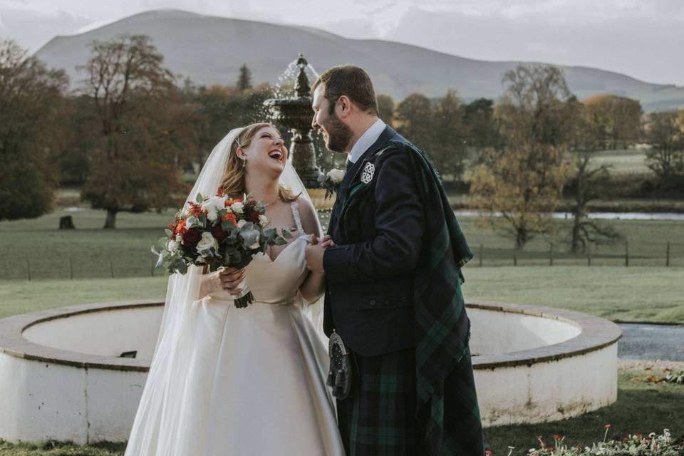 Cornhill Castle Wedding photo