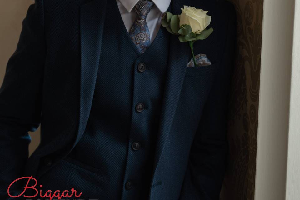 Groom portrait