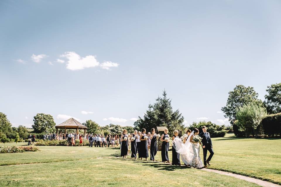 Alfresco ceremony