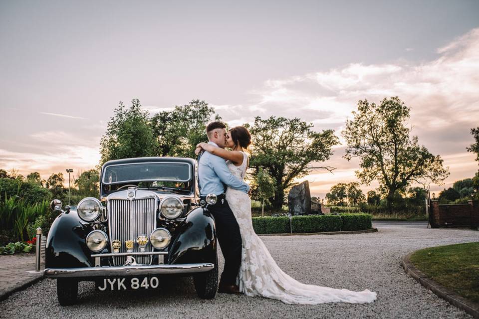 Wedding Car shot