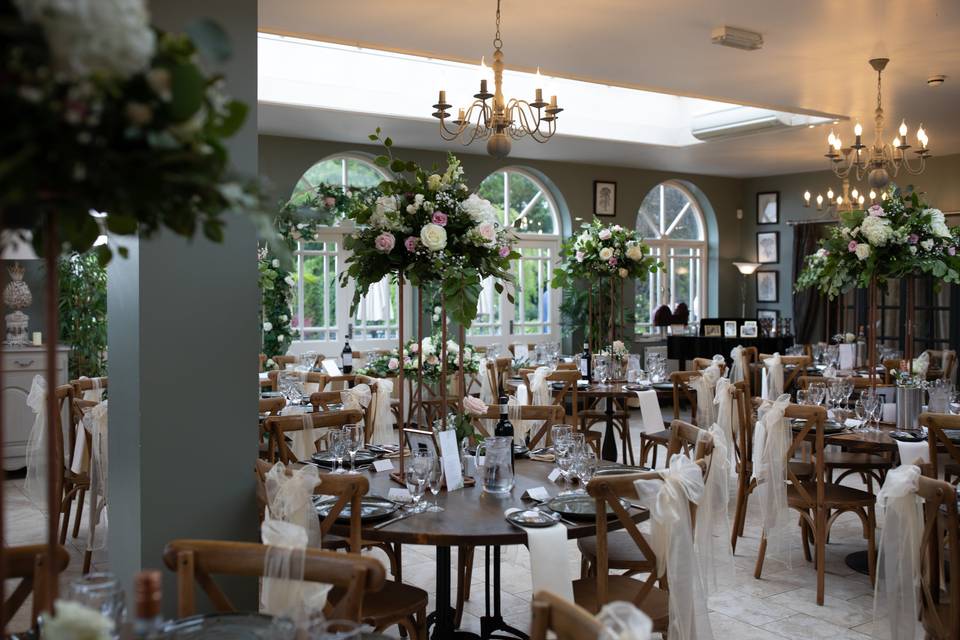 Orangery wedding breakfast