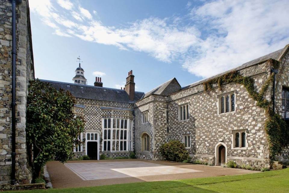 The historical courtyard