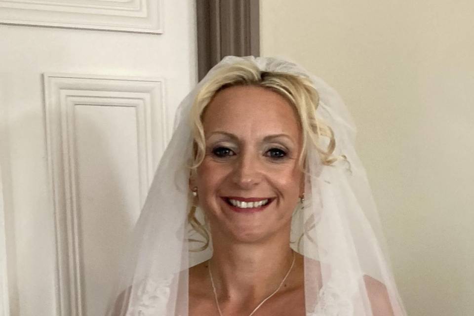 Hair and makeup for nearlyweds