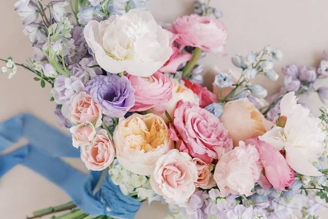 Spring inspired bridal bouquet