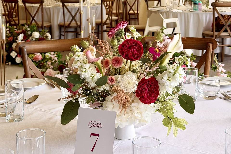 Reception flowers