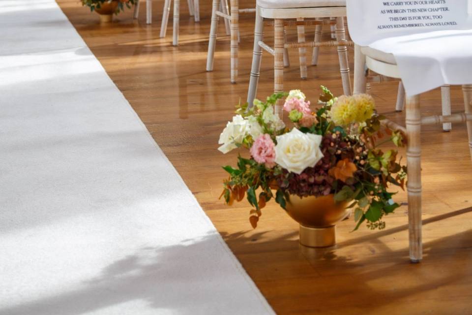 Aisle flowers