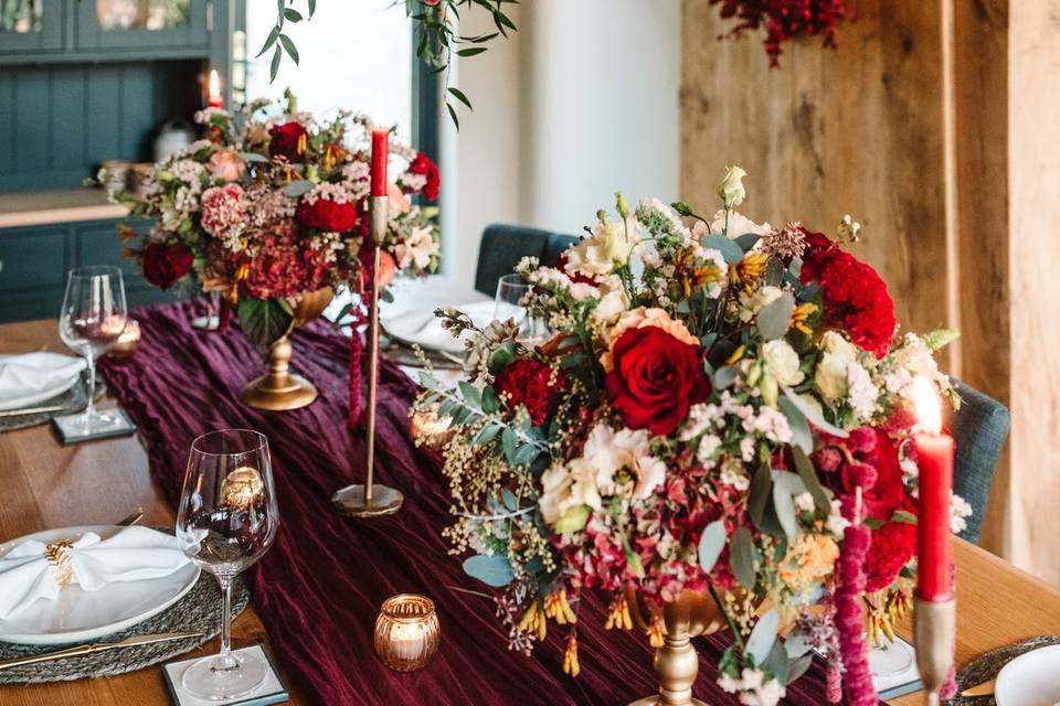 Hanging centerpiece