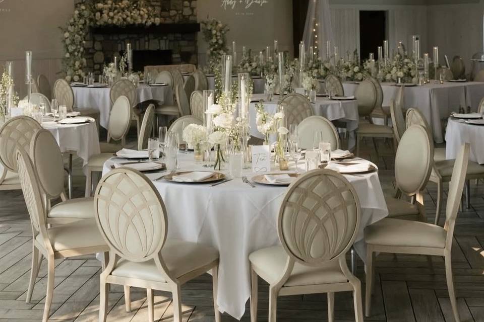 White wedding sceme