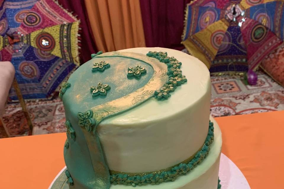 Mehndi pre wedding Cakes