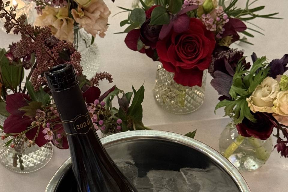 Table wine with cooler