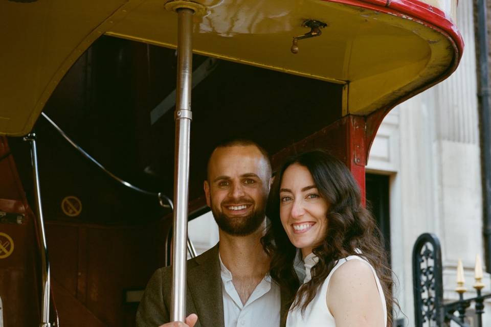 London bride & groom