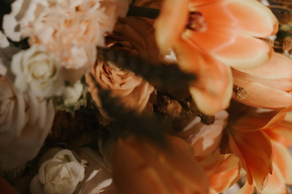 Bouquet and the ring