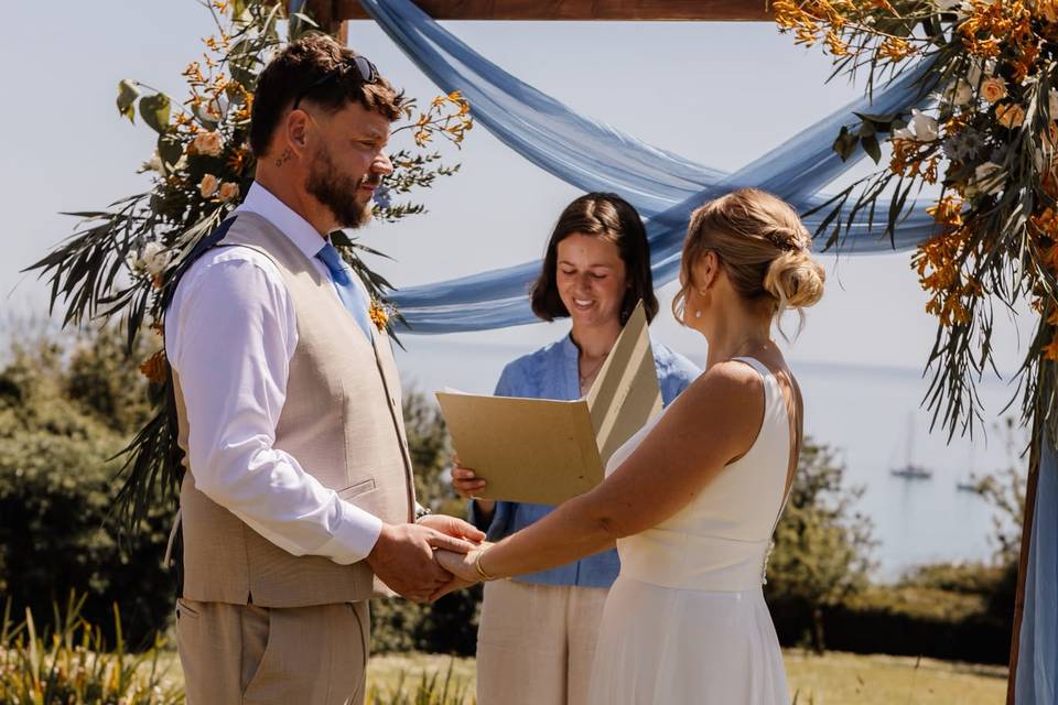 Ceremony in Cornwall