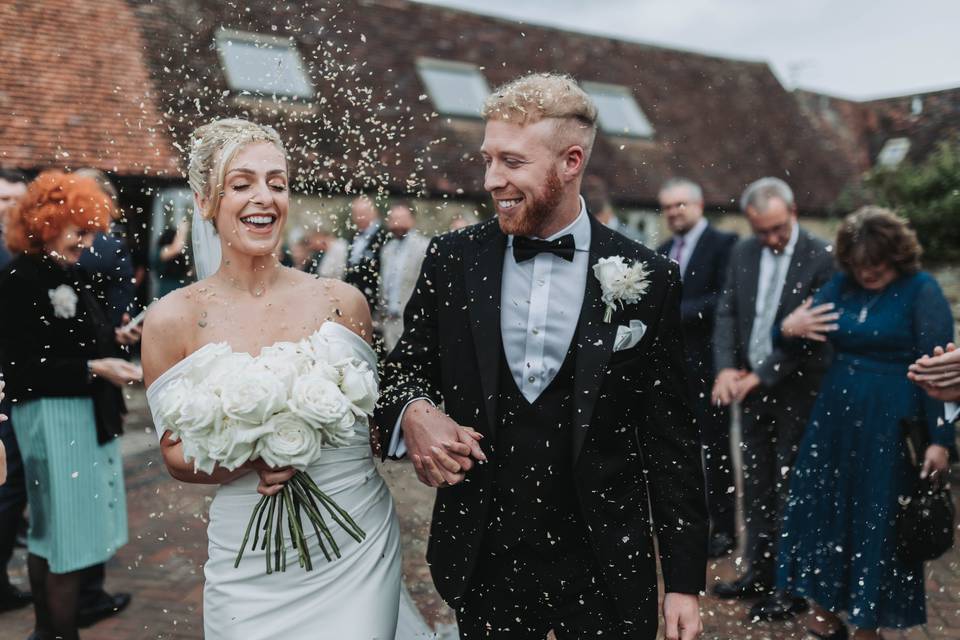 Couple walking hand in hand