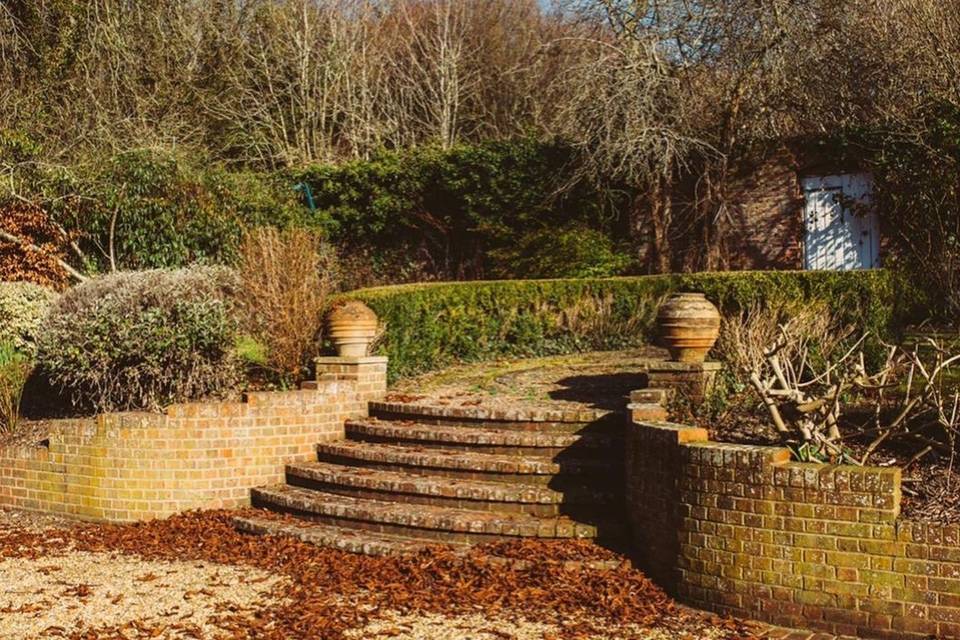 The Walled garden steps