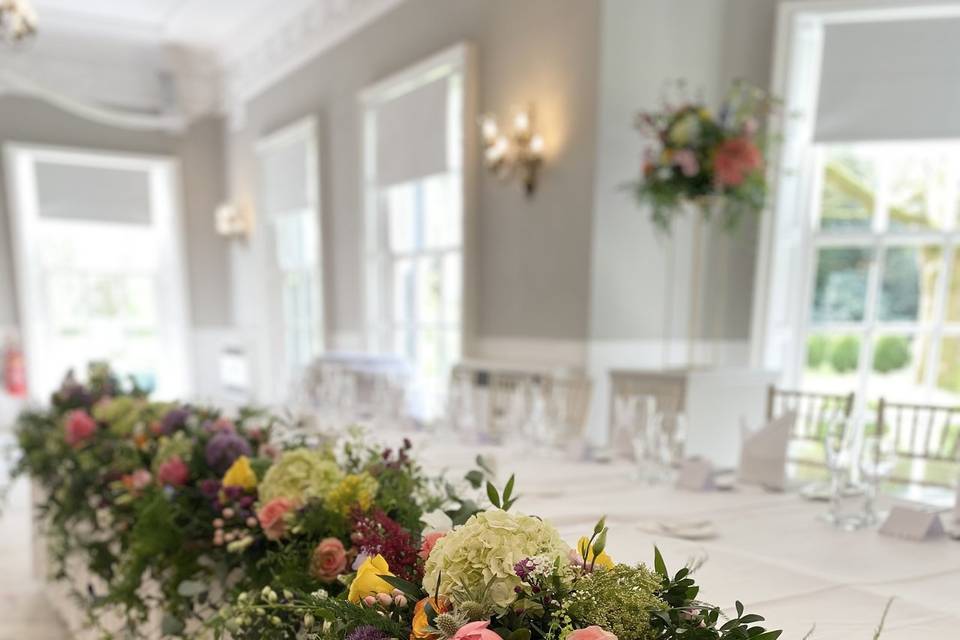 Top table florals