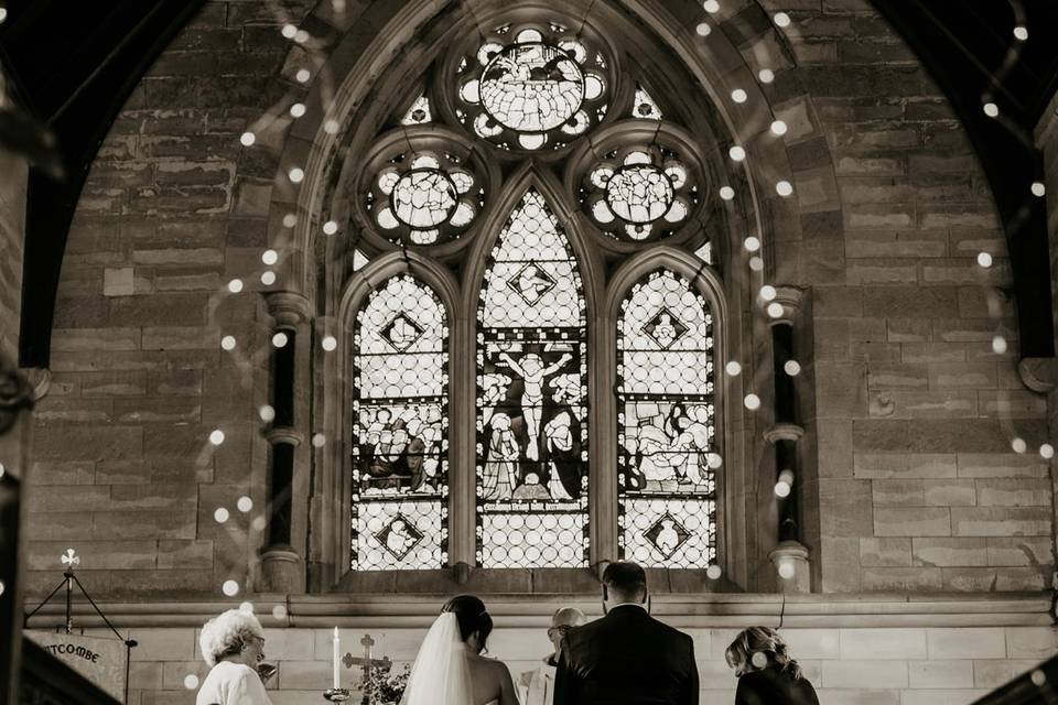 Stunning church bokeh