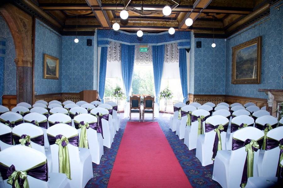 The ceremony room