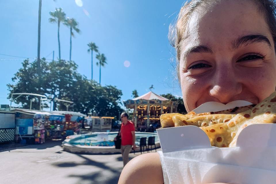 Crepes in Cannes, France