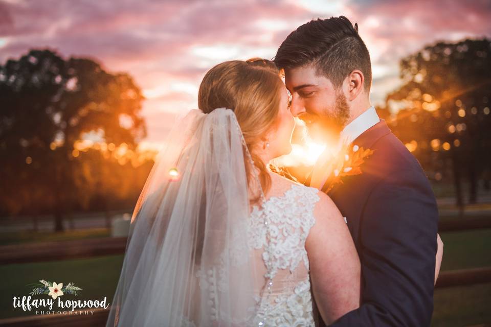 Portrait of the happy couple