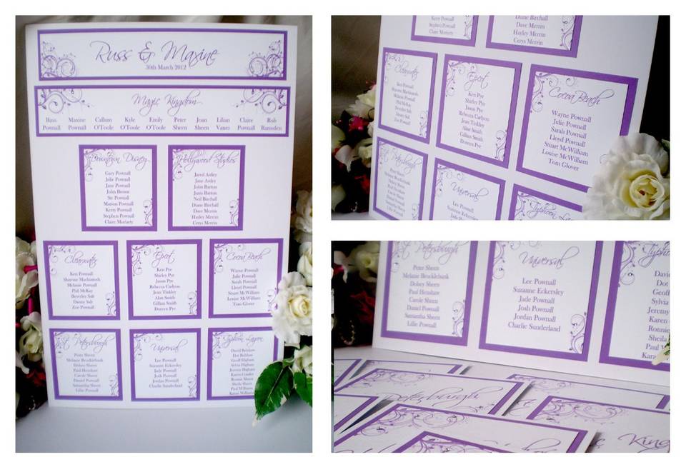 Harmony Table Plan