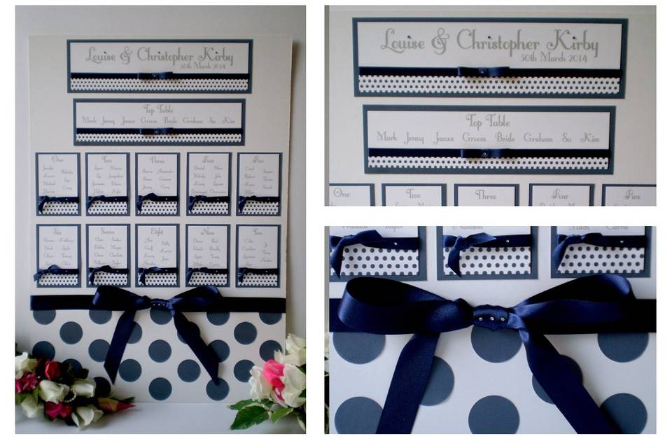 Polka Dot Table Plan