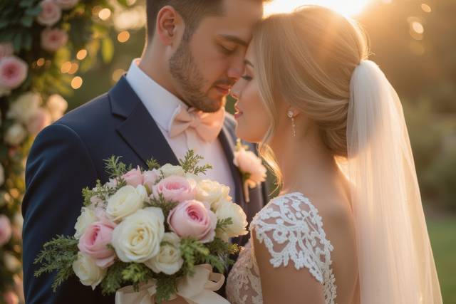 Romantic Golden Hour Wedding