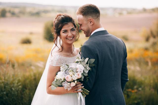 Countryside Wedding Portrait