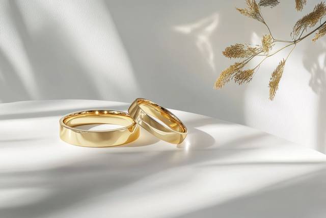 Elegant Gold Wedding Rings