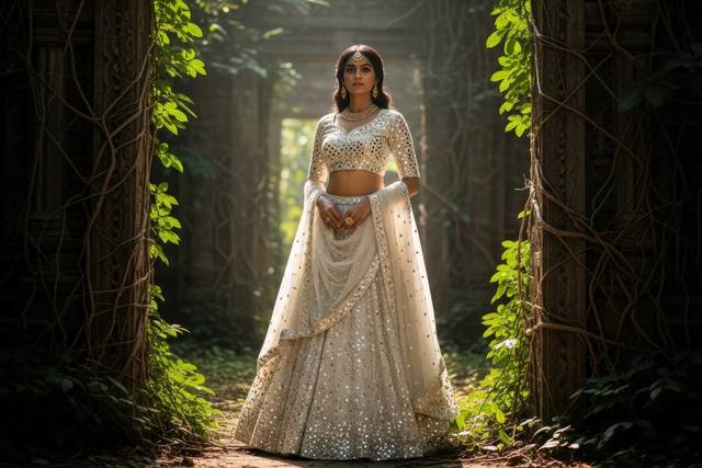 Elegant Asian Bridal Portrait