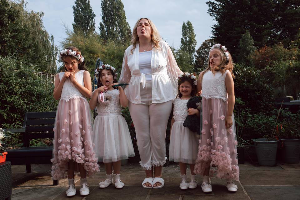 M + Flower girls