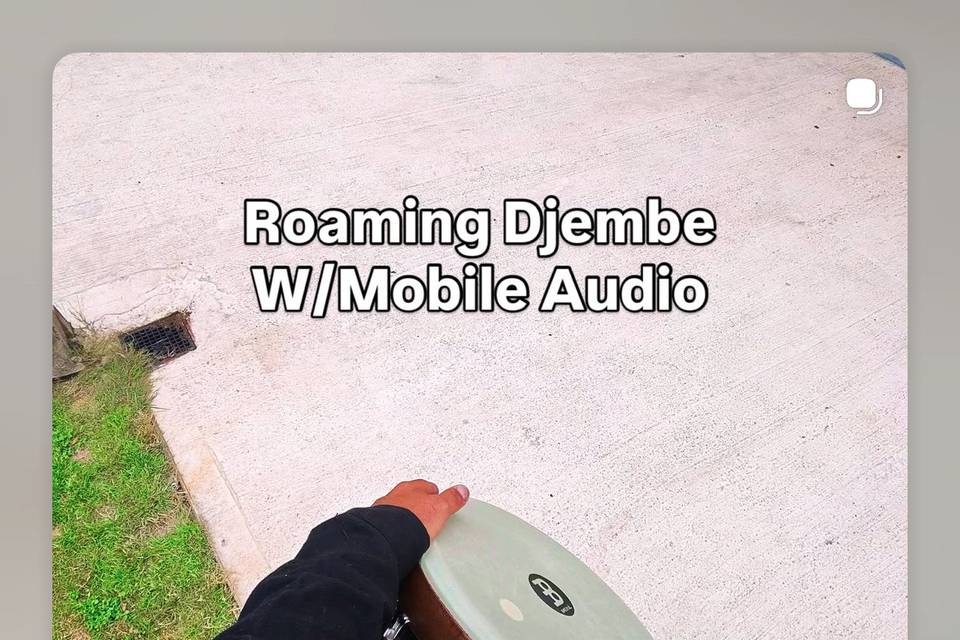 MEINL Djembe + Poca Audio