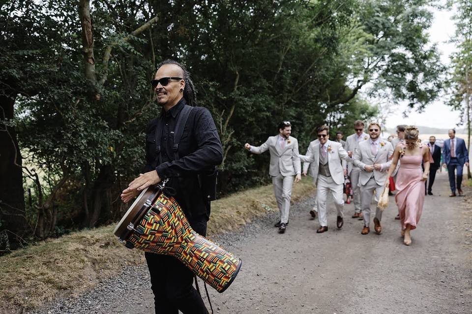 Djembe + Wearable Audio