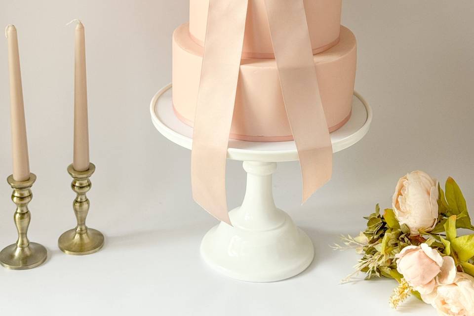 4 Tier Blush Pink Cake