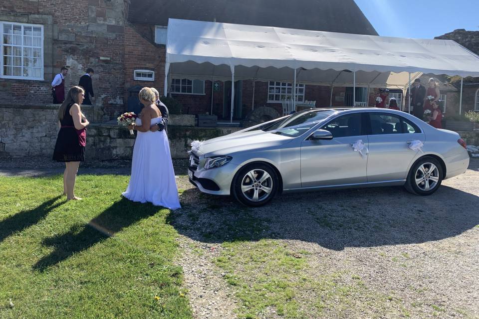 Mercedes wedding car