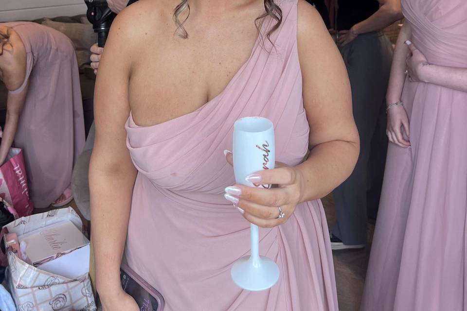 Flawless bridesmaid