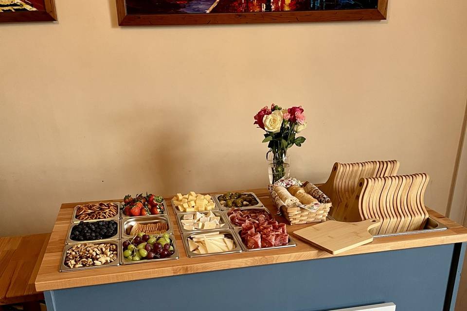 Charcuterie Grazing Cart