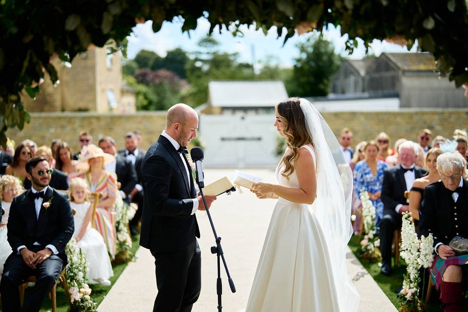 Outdoor ceremony