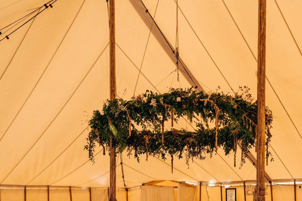 Marquee Wedding Flowers