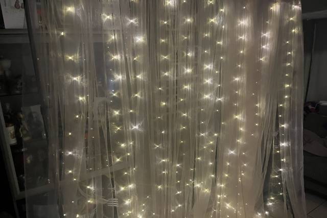 New curtain backdrop