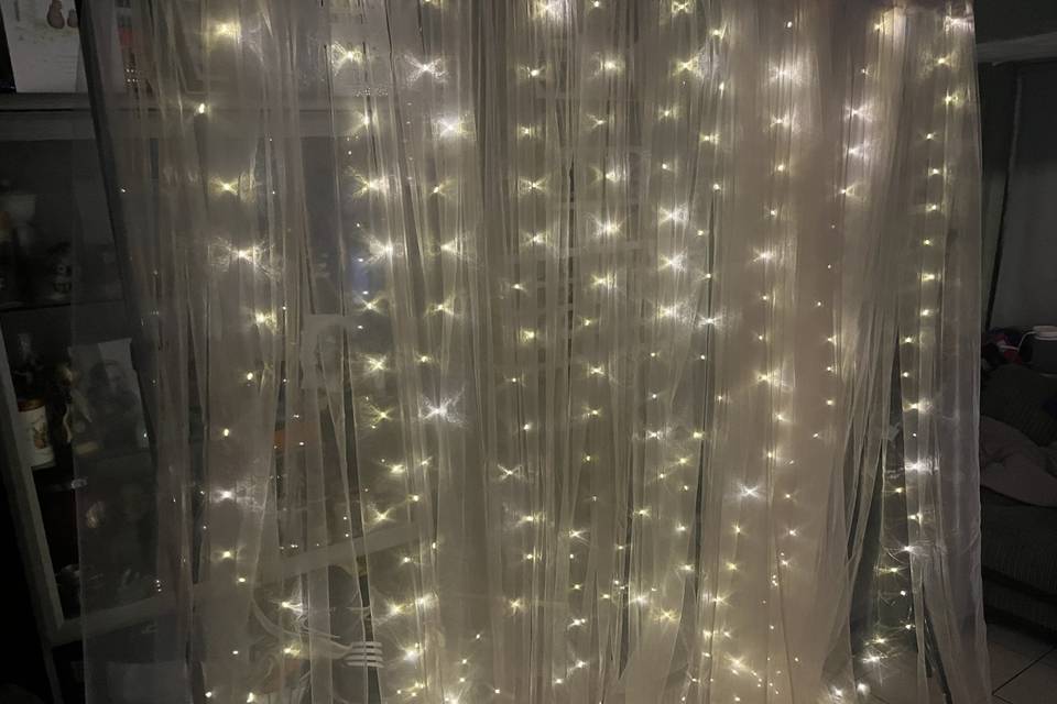 New curtain backdrop
