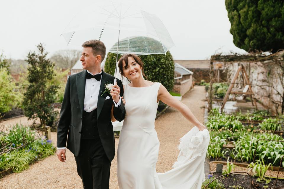 Umbrella Couple Photo