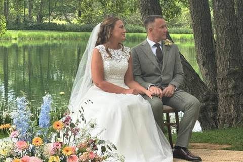 Charlotte and Ed by the Lake