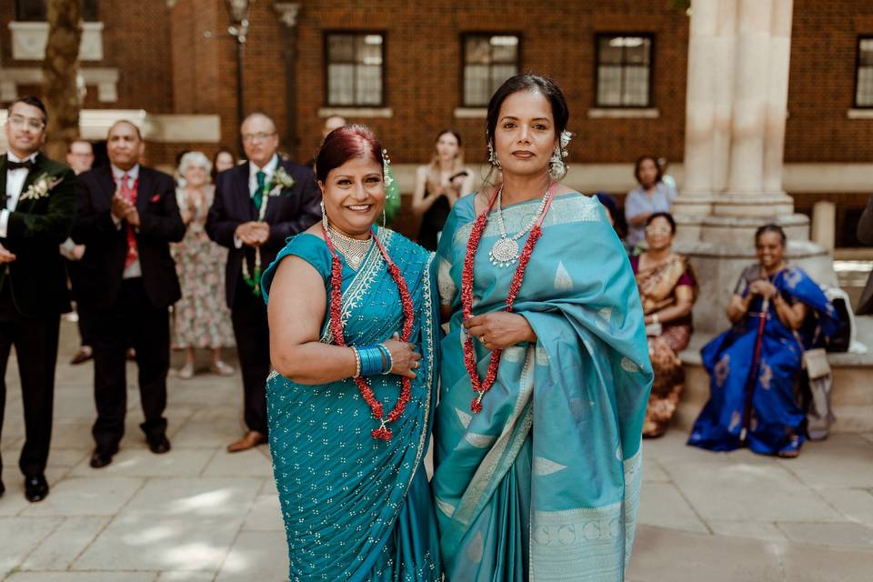Mothers of the groom and bride