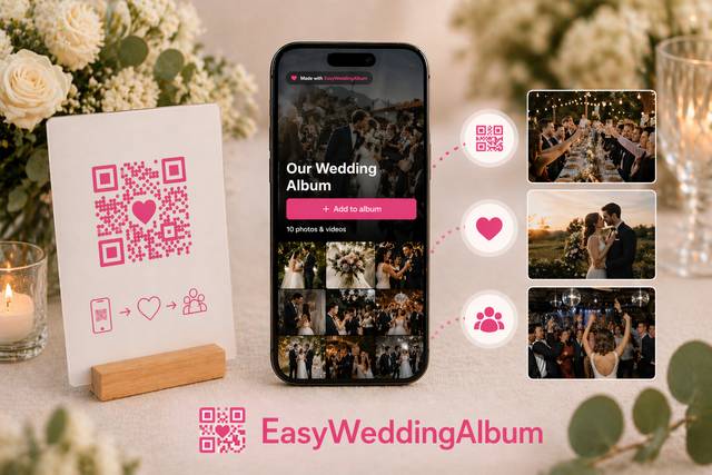 Digital qr code album