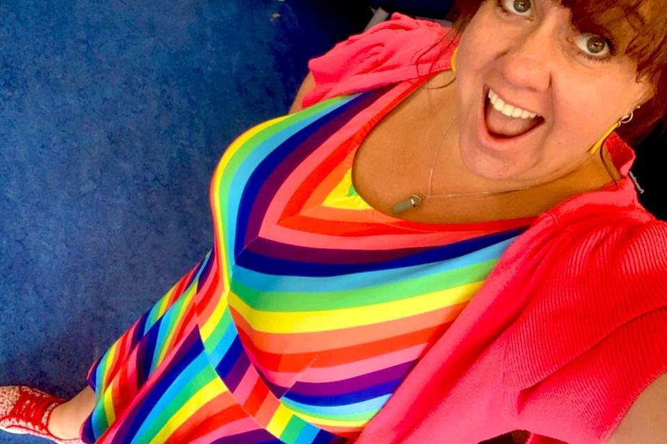 Beaming with pride